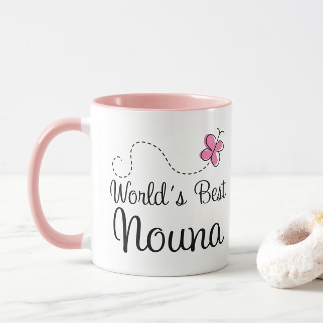 Caneca Melhor Nouna Godmama do Mundo (Com Donut)
