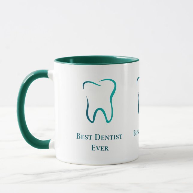 Caneca Melhor Odontologia Dentista De Dente (Esquerda)