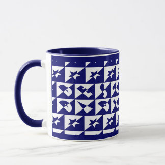 Caneca Melhor Padrão de Texto Selvagem do Pai e Estrelas
