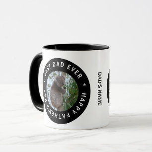 Caneca Melhor Pai Alguma Vez De Aprovação Foto Preta E Br