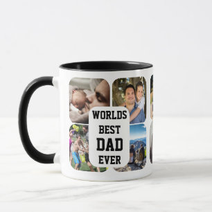 Caneca Melhor PAI de 10 fotos de coleção Mug