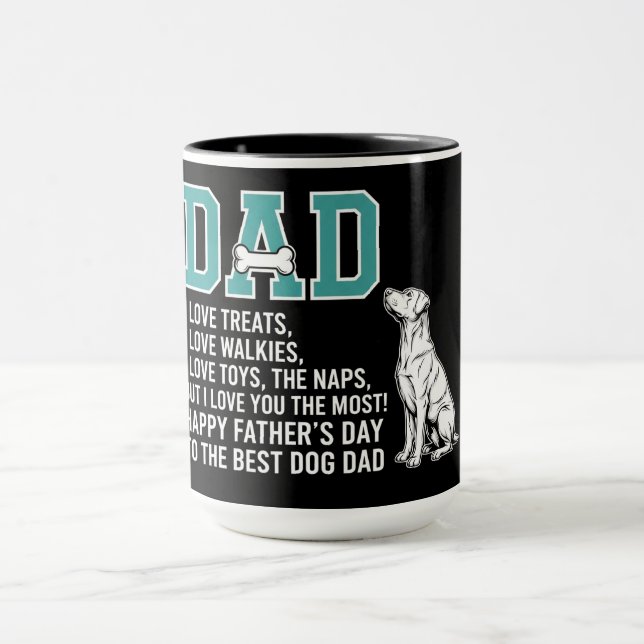 Caneca Melhor Pai de Cachorro (Centro)