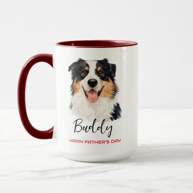 Caneca Melhor Pai de Cachorro de Todos os Tempos | Dia do (Esquerda)