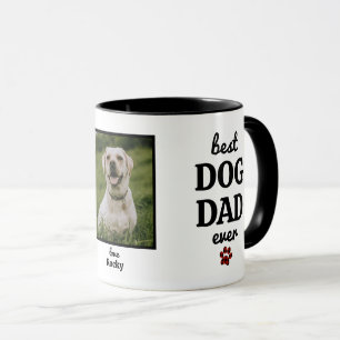 Caneca Melhor Pai de Cachorro de Todos os Tempos Nome da