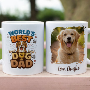 Caneca Melhor Pai de Cachorro do Mundo   Dia dos Pais Per