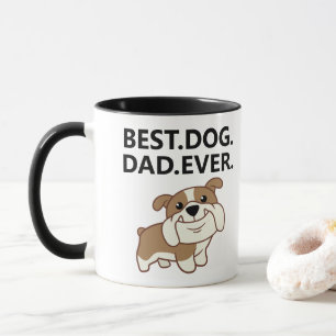 Caneca Melhor Pai De Cães - Inglês Buldog Puppy
