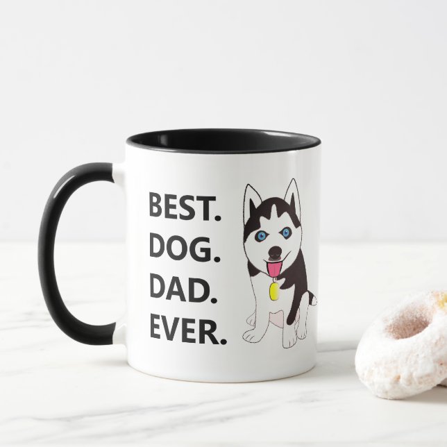 Caneca Melhor Pai De Cães - Rouco (Com Donut)