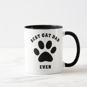 Caneca Melhor Pai De Cat Personalizado De Texto Personali