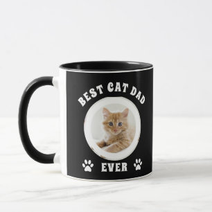 Caneca Melhor pai de gato de todos os tempos Foto persona