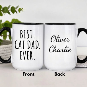 Caneca Melhor Pai de Gato Personalizado