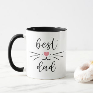 Caneca Melhor Pai de Gato Rosto de Gatinho