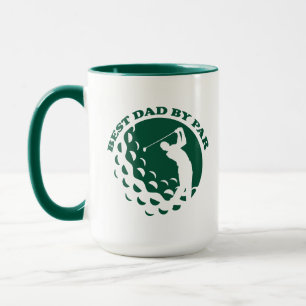 Caneca Melhor Pai De Golfe Par Moderno
