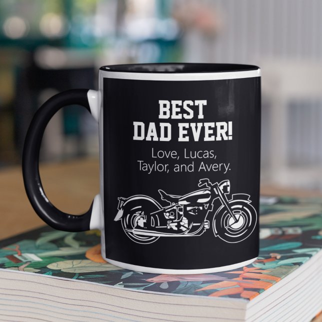 Caneca Melhor Pai De Motocicleta Legal Padre Bike (Criador carregado)