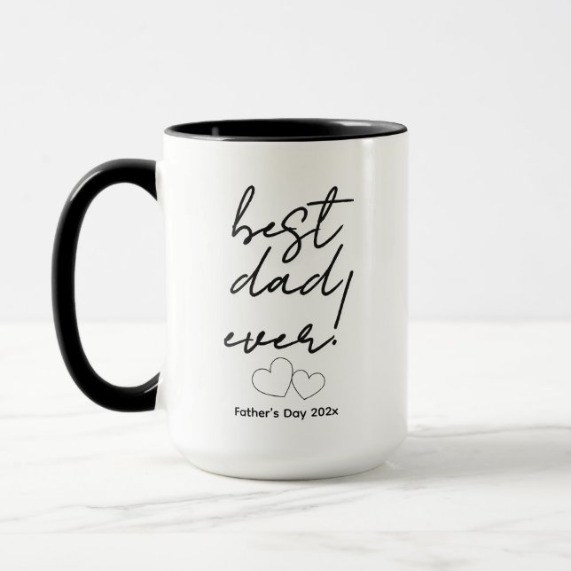 Caneca Melhor Pai de Todos! (corações) (Esquerda)