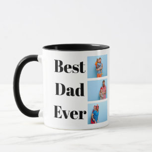 Caneca Melhor Pai de todos os tempos 3 Presente de Colage