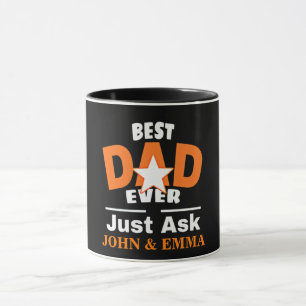 Caneca Melhor Pai de Todos Pergunte Apenas ... Personaliz