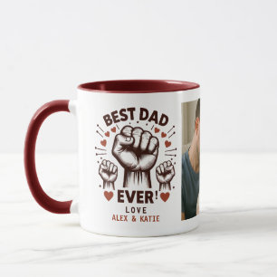 Caneca Melhor Pai de Todos Personalizado com Foto Prese