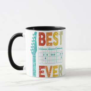 Caneca Melhor pai de violão acorda melhor camisa de violã