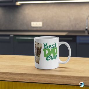 Caneca Melhor Pai do Dia de os pais de Fotografia Moderno