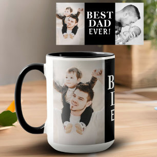 Caneca Melhor Pai do Mundo Dia dos Pais 2 Colagem de Foto
