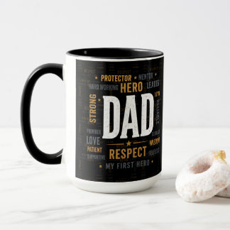 Caneca Melhor Pai do Mundo | Respeite o Herói Pai