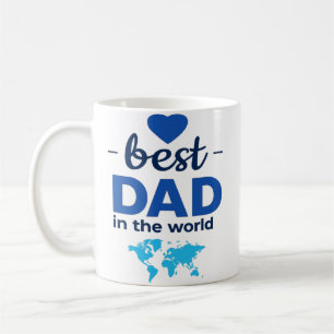 Caneca Melhor Pai do Mundo Xícara do Dia dos Pai