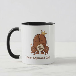 Caneca Melhor Pai Feijão Fofo Café Feijão Dia dos Pais