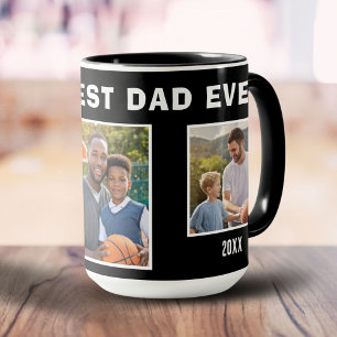 Caneca Melhor Pai Moderno de Todos os Tempos 3 Colagem de