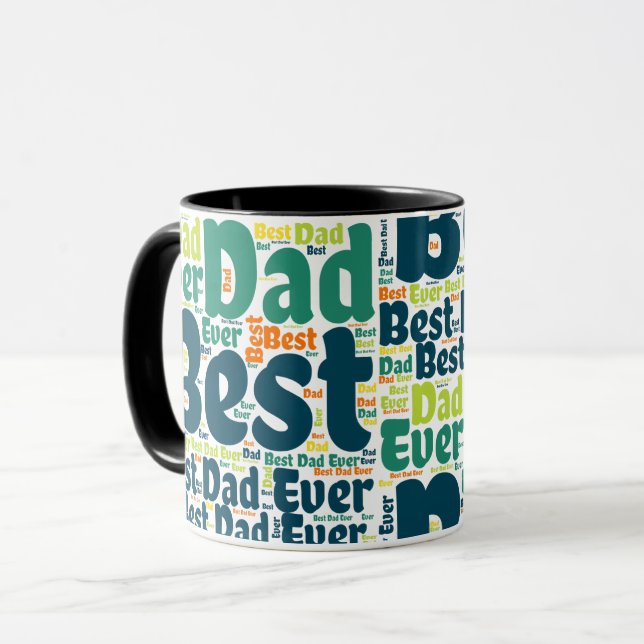 Caneca Melhor Pai Nunca Mug (Frente Esquerda)