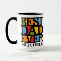 MELHOR PAI NUNCA nome personalizado