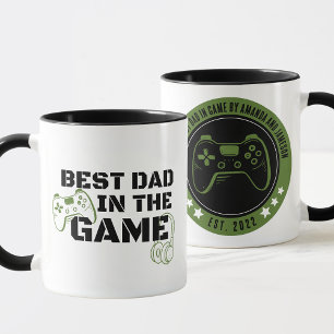 Caneca Melhor Pai para jogos no Game Personalised Mug