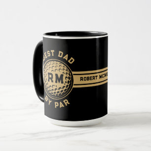 Caneca Melhor Pai Por Par Bola de Golfe Personalizada