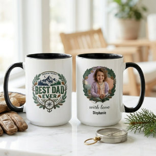 Caneca Melhor Papai de Todos os Tempos Rústico – Presente