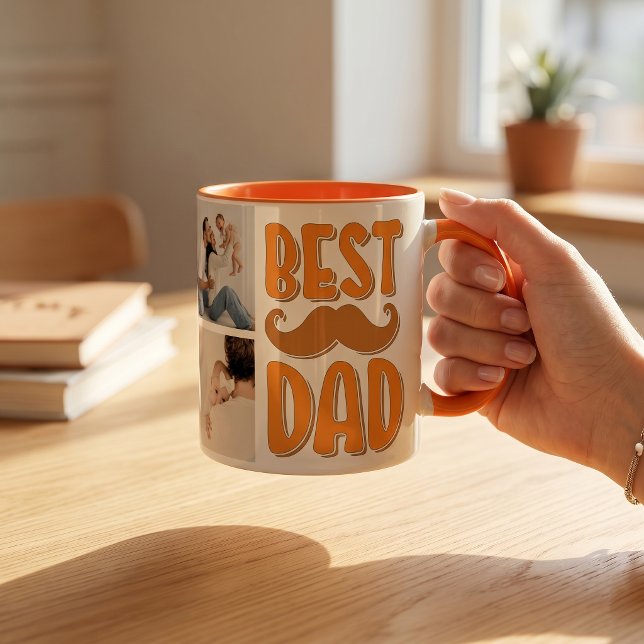 Caneca Melhor Papai Foto Personalizada Presente do Dia do (Criador carregado)