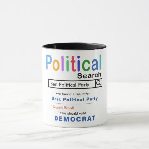 Caneca Melhor Partido Político Votando Mug