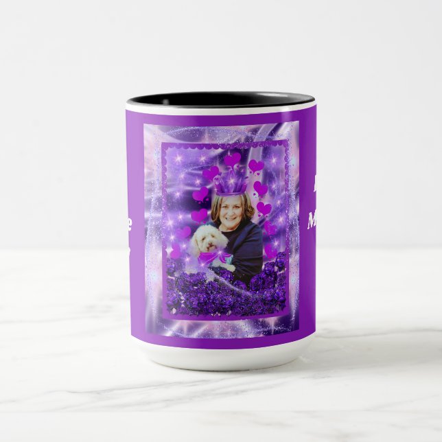 Caneca Melhor Poodle Mãe Coffee Mug (Centro)