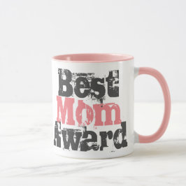 Caneca Melhor Prêmio da mãe em rosa - Mug de café com doi