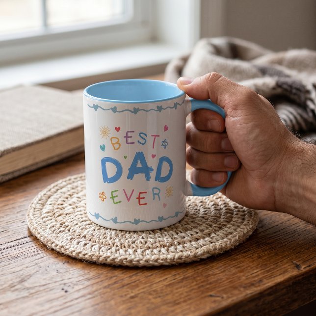 Caneca Melhor Presente de Dia dos Pais para Pai (Criador carregado)