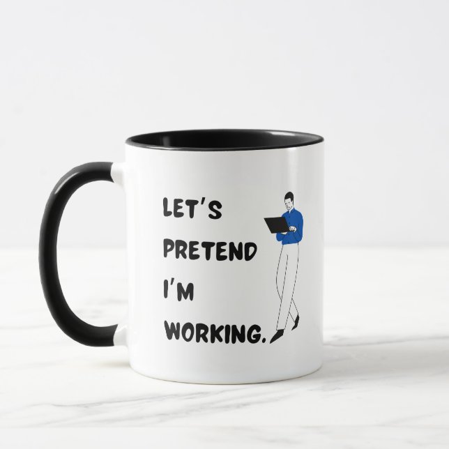 Caneca Melhor presente de escritório para colegas preguiç (Esquerda)