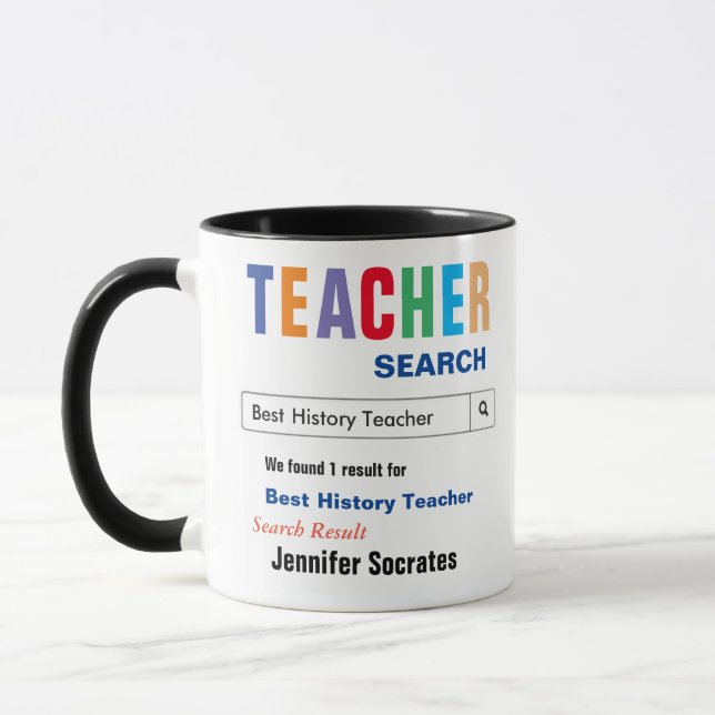 Caneca Melhor Presente de Professora da História (Esquerda)