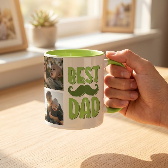 Caneca Melhor Presente do Dia dos Pais com Foto Personali (Criador carregado)