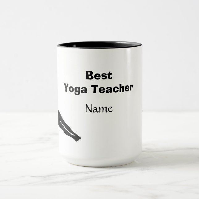 Caneca Melhor Professor de Ioga Mug (Centro)