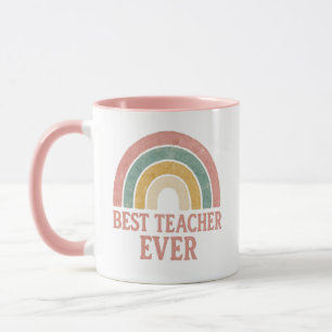 Caneca melhor professor de sempre, professor Rainbow