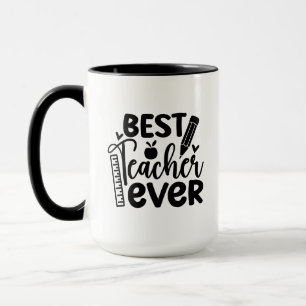 Caneca Melhor Professor de Todos os Tempos Wordart