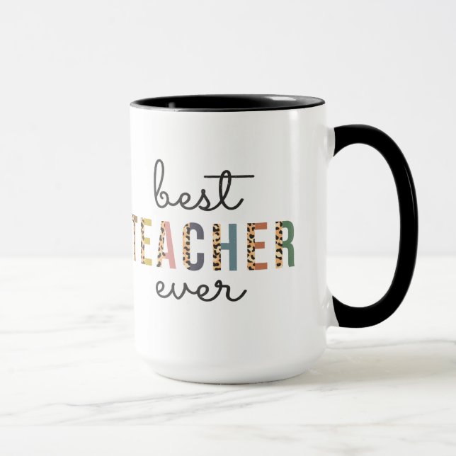 Caneca Melhor Professora Alguma Vez Professor Mug (Direita)