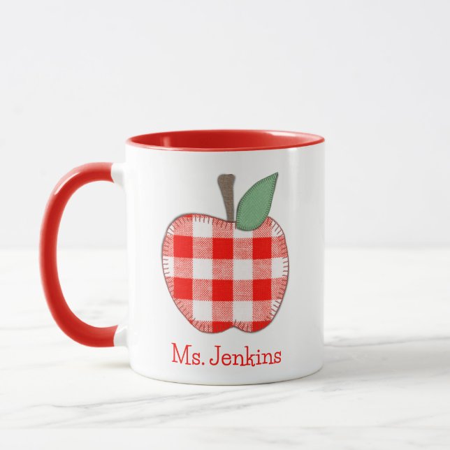 Caneca Melhor Professora Apple Mug do Mundo (Esquerda)