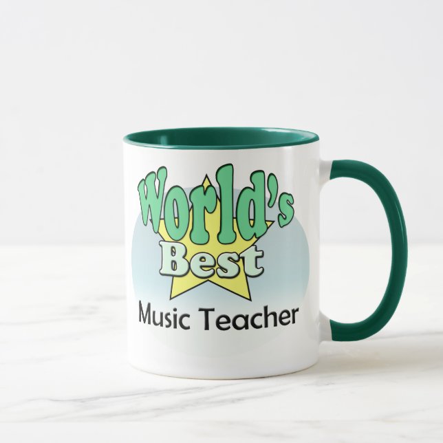 Caneca Melhor Professora de Música do Mundo (Direita)