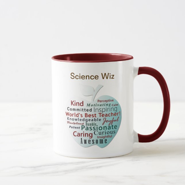 Caneca Melhor Professora Personalizada do Mundo, Qualidad (Direita)