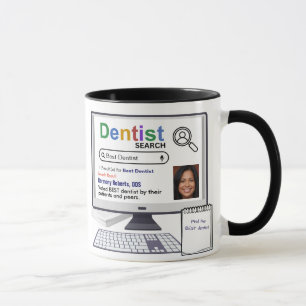 Caneca Melhor Resultado De Busca De Dentista Engraçado Co