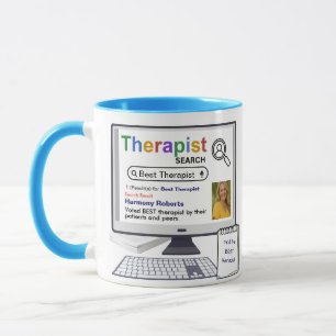 Caneca Melhor Resultado De Busca Terapêutica Engraçado Co